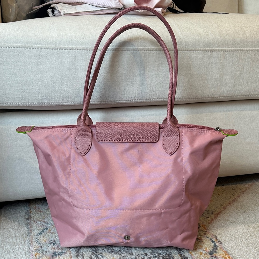 Longchamp Pink Medium Tote Bag - Picture 6 of 8